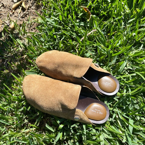 rag & bone clogs ansley golden brown size 37 - Picture 12 of 14